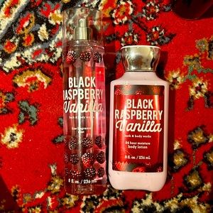 Bath and Body Works: Black Raspberry Vanilla Mist and Body Lotion